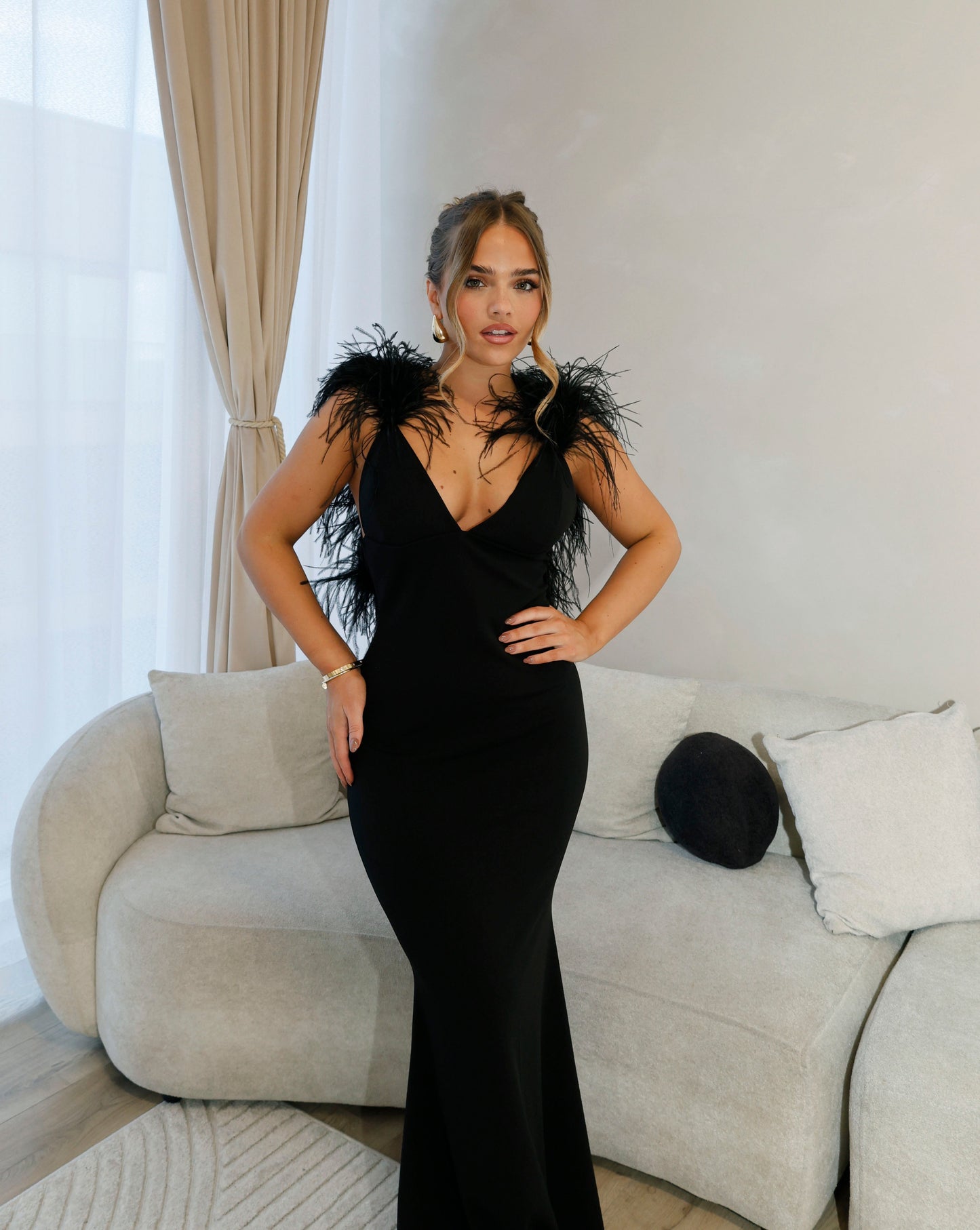 ESME dress - black maxi