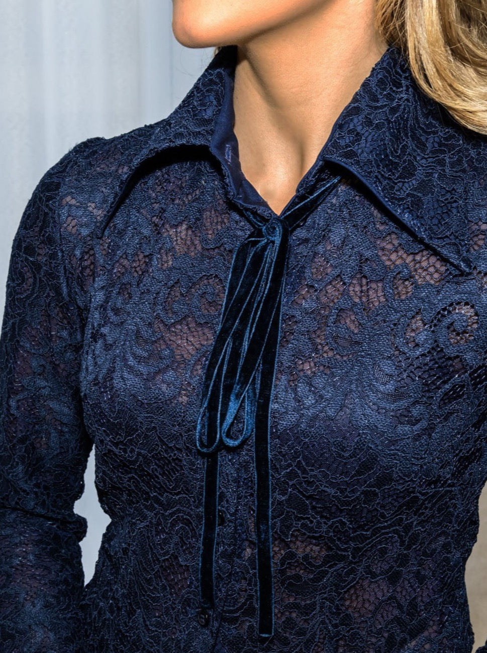 WILLOW blouse - navy